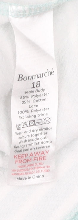 Womens UK Size 18 Bonmarché Green Pullover Jumper