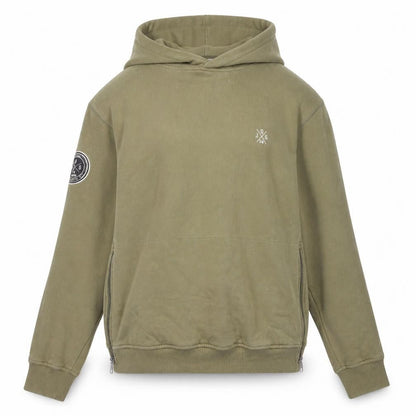 Mens UK Size L Jog On London Green Pullover Hoodie