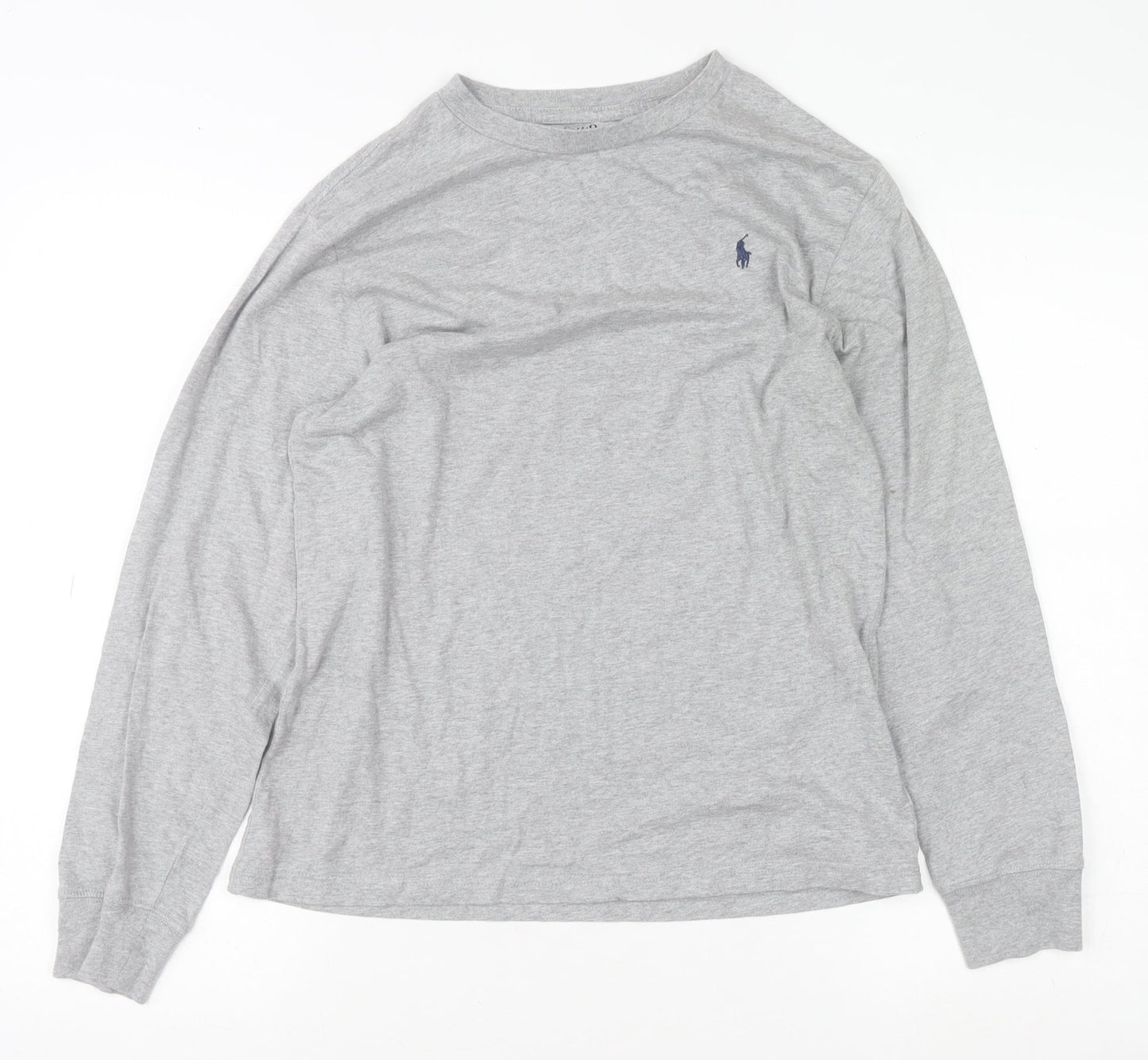 Boys UK Size 14-16 Years Ralph Lauren Grey Basic T-Shirt