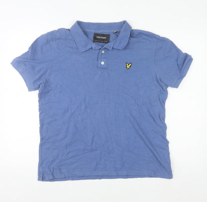 Mens UK Size L Lyle & Scott Cotton Polo Shirt