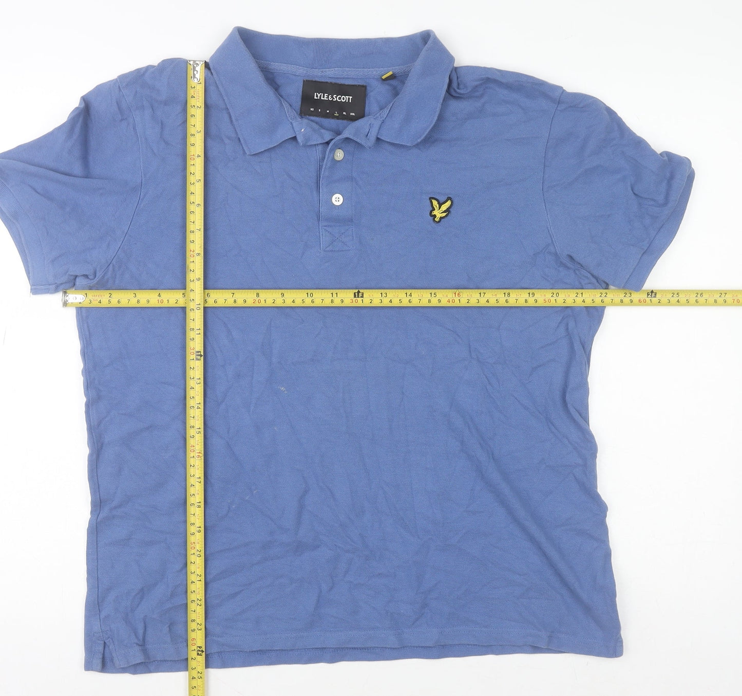 Mens UK Size L Lyle & Scott Cotton Polo Shirt