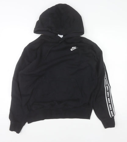 Mens UK Size S Nike Black Pullover Hoodie