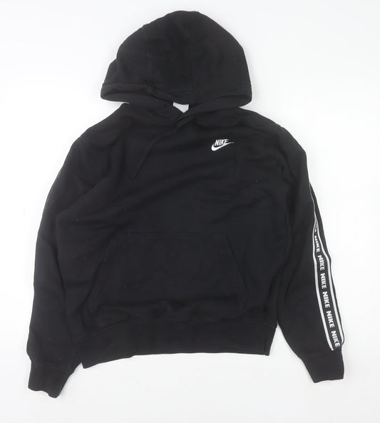 Mens UK Size S Nike Black Pullover Hoodie