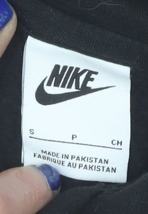 Mens UK Size S Nike Black Pullover Hoodie