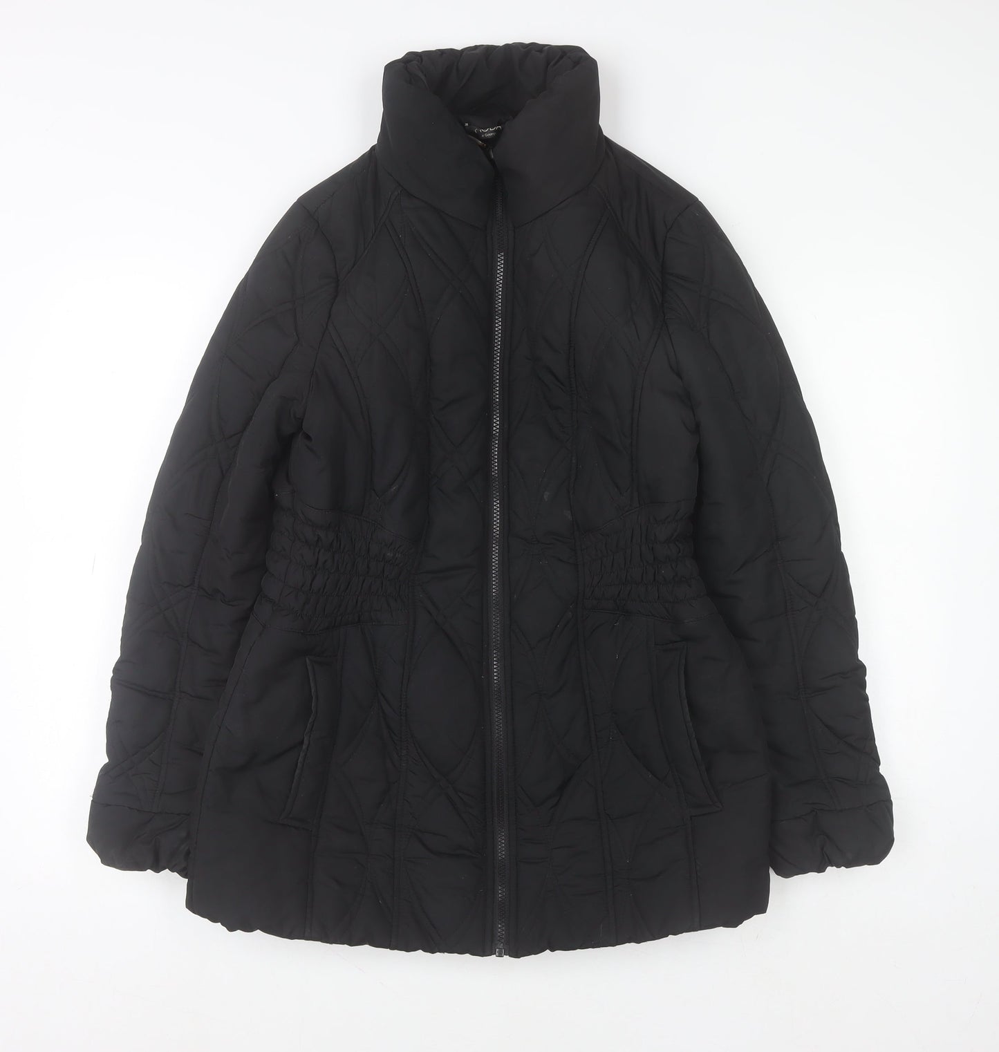 Womens UK Size 10 Moda at George Black Puffer Jacket