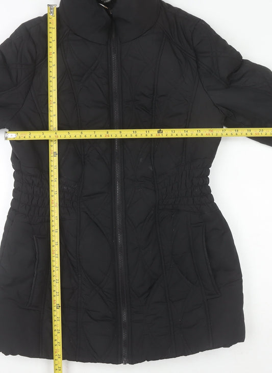 Womens UK Size 10 Moda at George Black Puffer Jacket