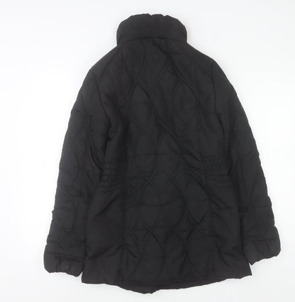 Womens UK Size 10 Moda at George Black Puffer Jacket