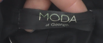 Womens UK Size 10 Moda at George Black Puffer Jacket