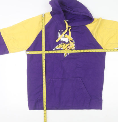Womens UK Size M NFL Team Apparel Multicoloured Pullover Hoodie