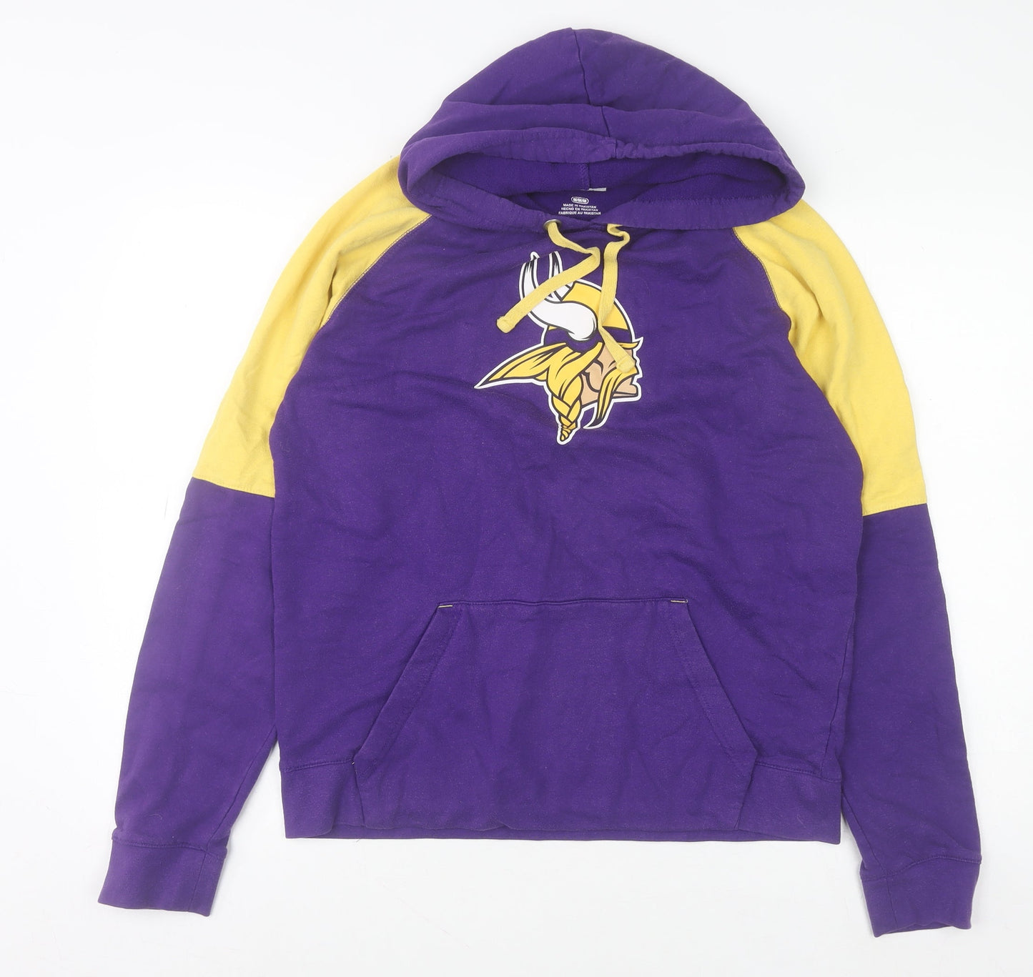 Womens UK Size M NFL Team Apparel Multicoloured Pullover Hoodie