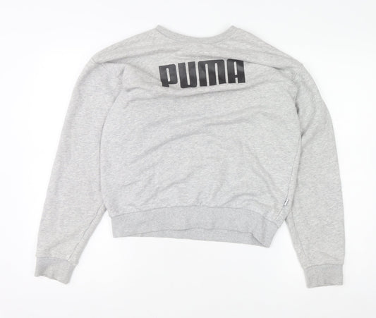 Womens UK Size 10 PUMA Grey Pullover Sweatshirt