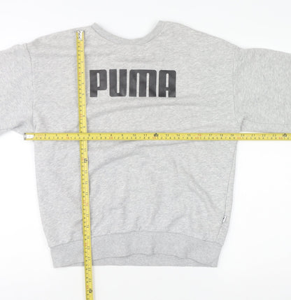 Womens UK Size 10 PUMA Grey Pullover Sweatshirt