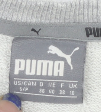 Womens UK Size 10 PUMA Grey Pullover Sweatshirt