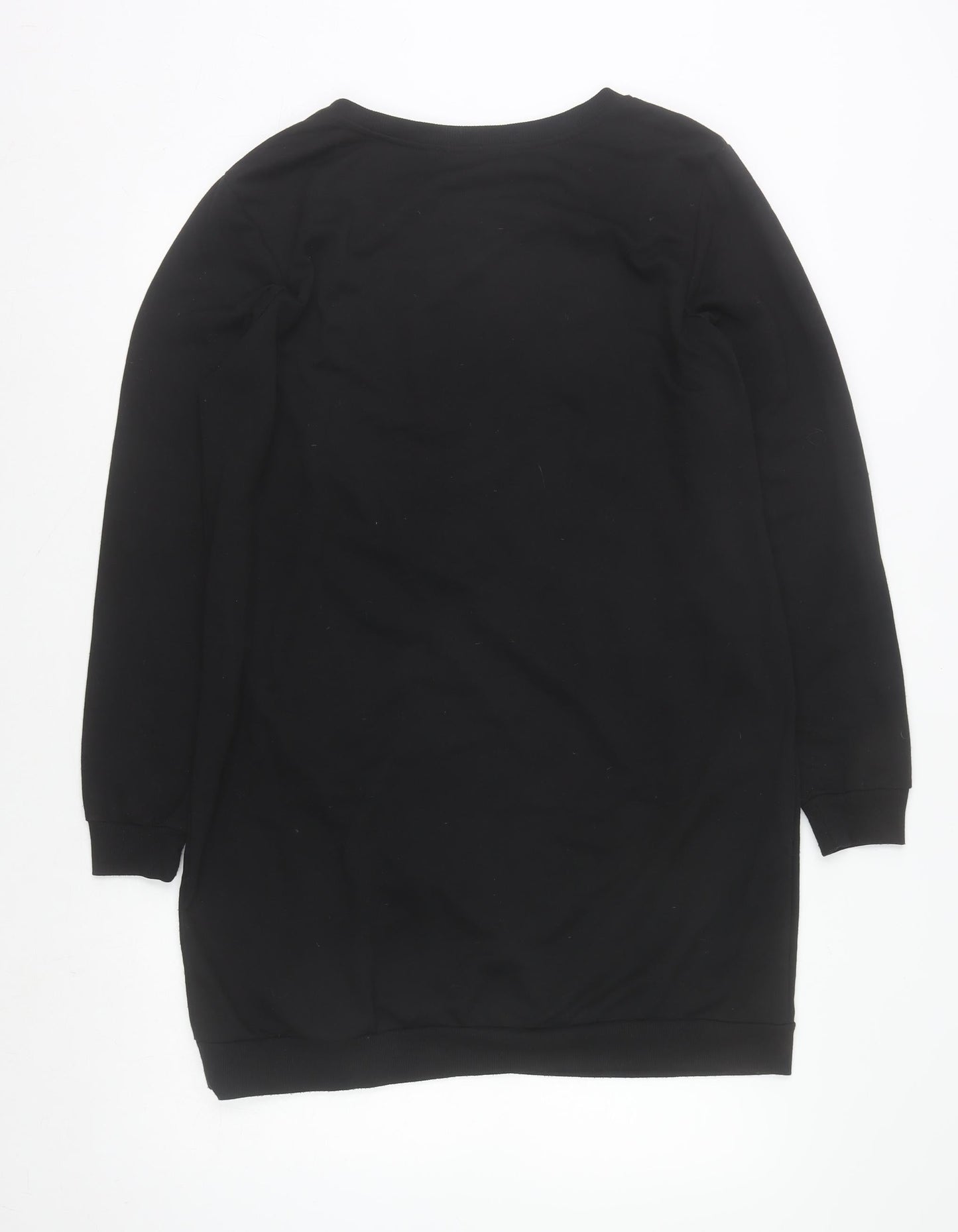 Womens UK Size 14/16 Lipsy Black Pullover Sweatshirt