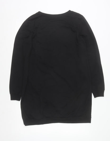 Womens UK Size 14/16 Lipsy Black Pullover Sweatshirt