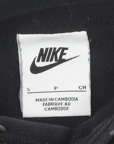 Mens UK Size S Nike Black Pullover Hoodie
