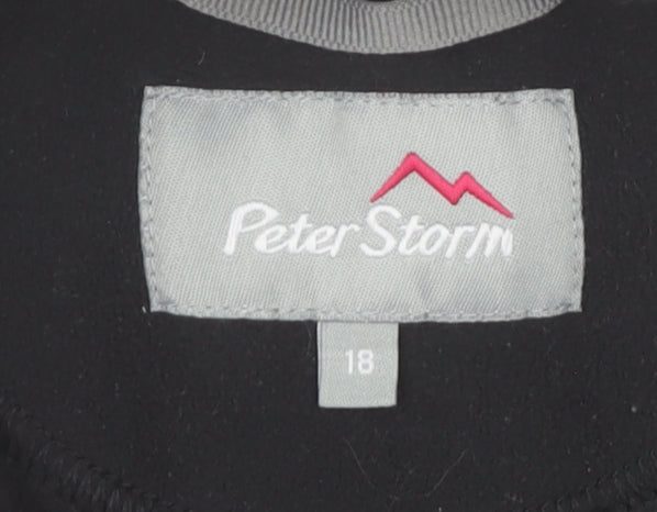 Womens UK Size 18 Peter Storm Black Pullover Sweatshirt