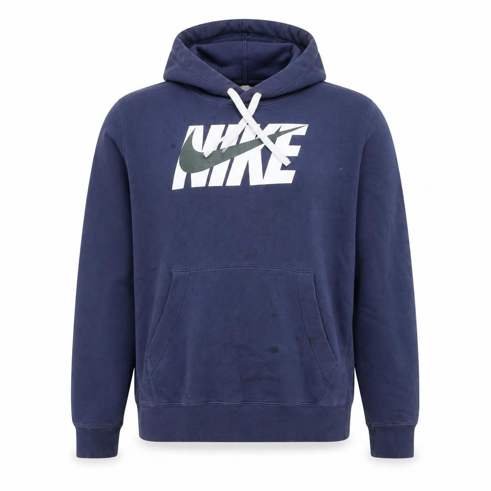 Mens UK Size M Nike Blue Pullover Hoodie