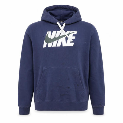 Mens UK Size M Nike Blue Pullover Hoodie