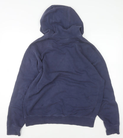 Mens UK Size M Nike Blue Pullover Hoodie