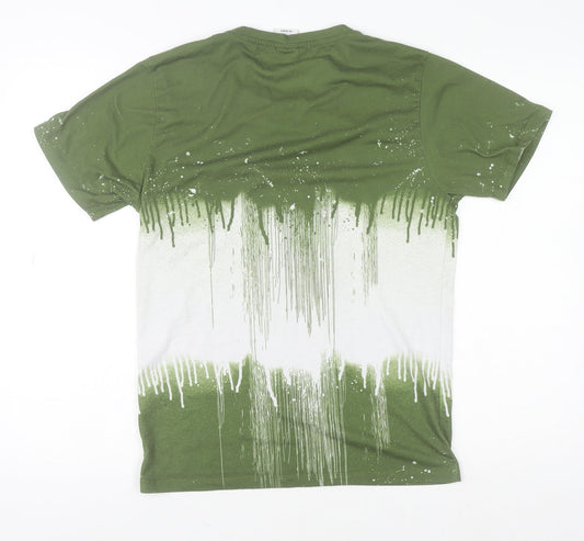 Boys UK Size 14 Years Hype Green Basic T-Shirt