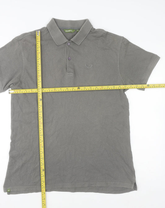 Mens UK Size M brasher 100% Cotton Polo Shirt