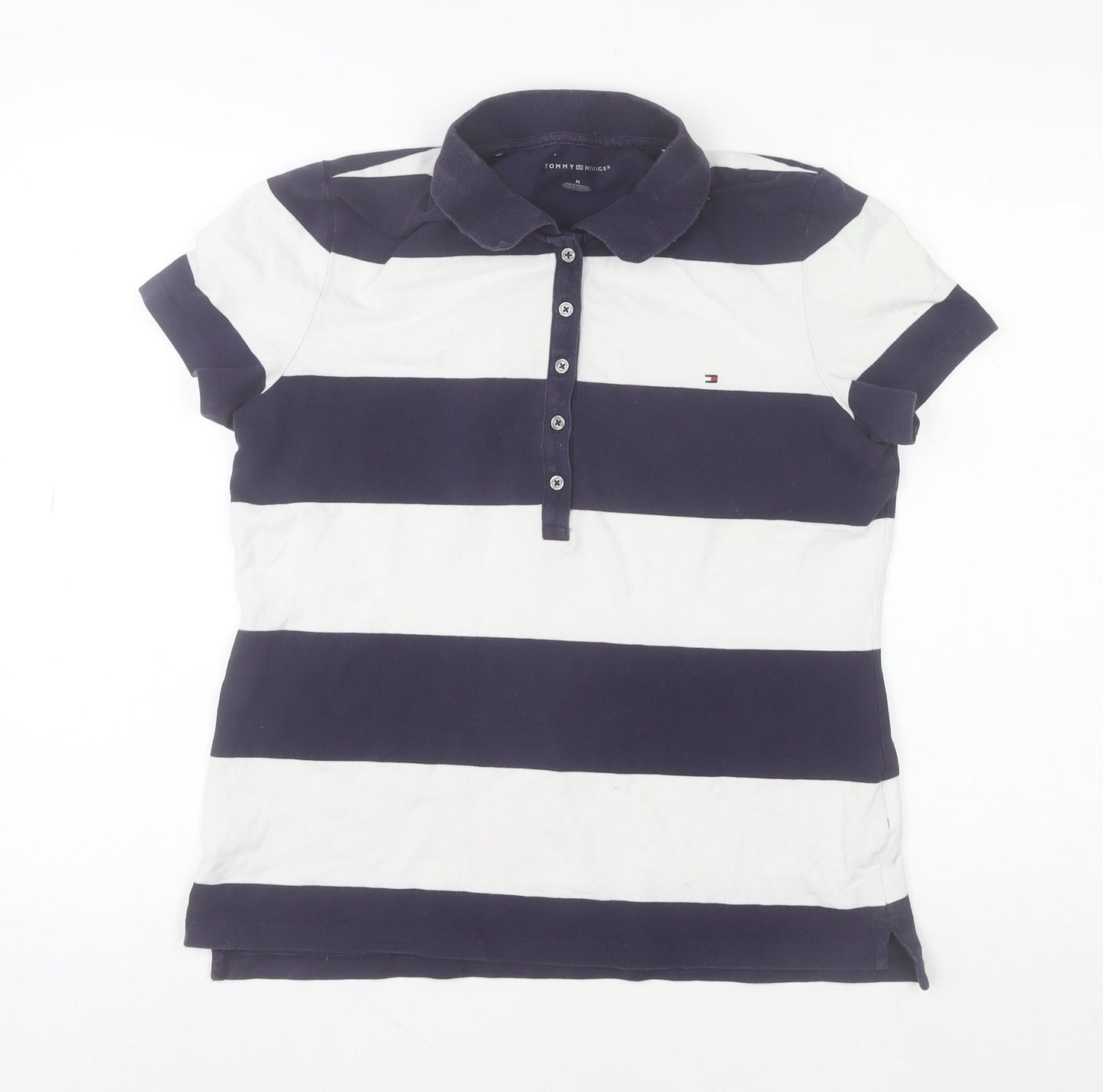 Mens UK Size M Tommy Hilfiger Cotton Blend Polo Shirt