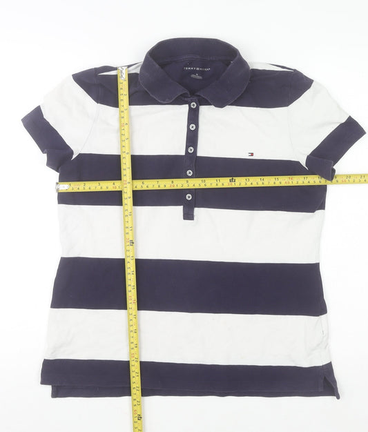 Mens UK Size M Tommy Hilfiger Cotton Blend Polo Shirt