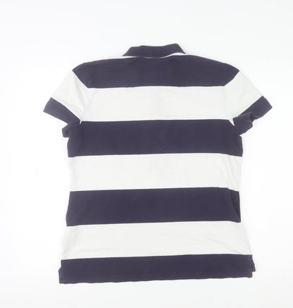 Mens UK Size M Tommy Hilfiger Cotton Blend Polo Shirt