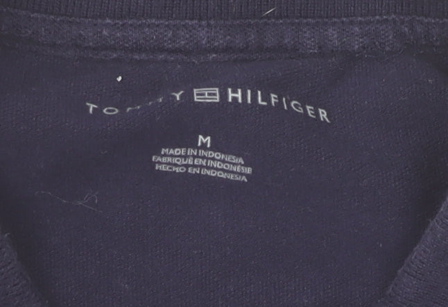 Mens UK Size M Tommy Hilfiger Cotton Blend Polo Shirt