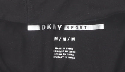 Womens UK Size M DKNY Black Pullover Hoodie