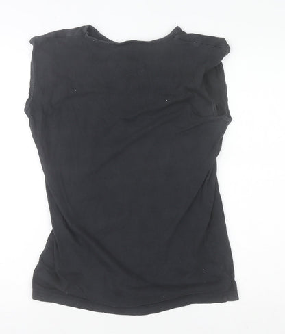 Mens UK Size M Lee Black  T-Shirt