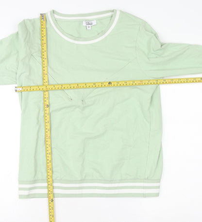 Womens UK Size M Tilbea London Green Pullover Sweatshirt