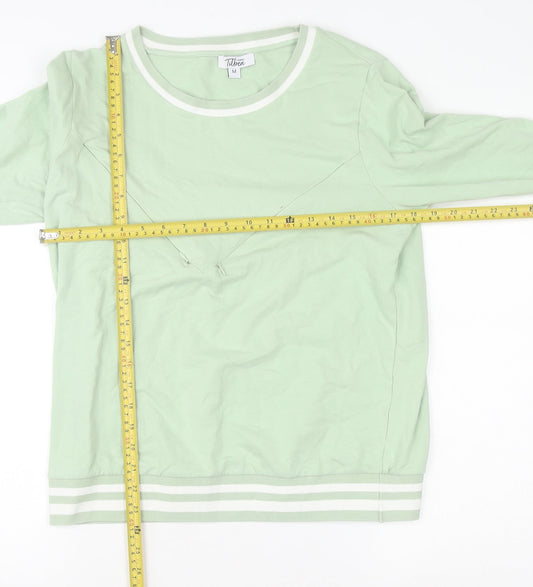 Womens UK Size M Tilbea London Green Pullover Sweatshirt