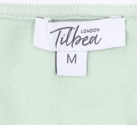 Womens UK Size M Tilbea London Green Pullover Sweatshirt