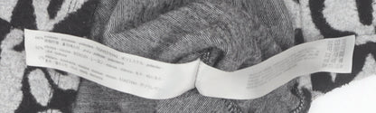 Womens UK Size S Bershka Grey Cropped T-Shirt