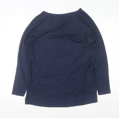 Womens UK Size 12 TU Blue Tunic Blouse