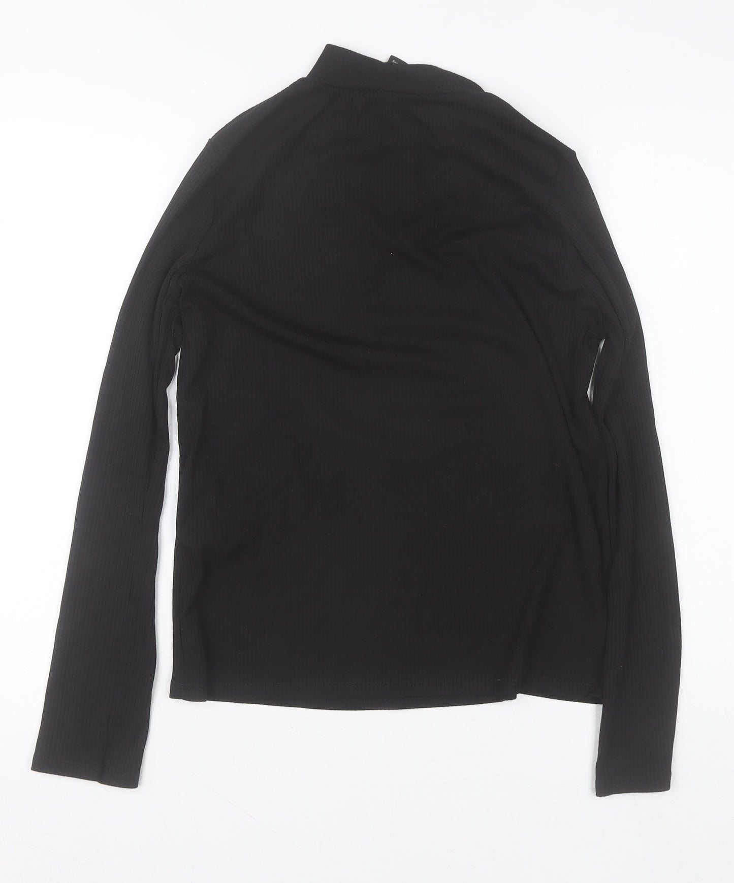 Womens UK Size 18 New Look Black Full Zip Jumper