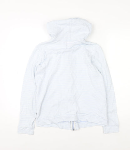 Womens UK Size 12 Joules Blue Full Zip Hoodie