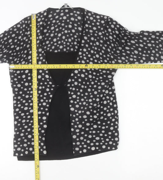 Womens UK Size 16 EAST Black Cardigan Jumper