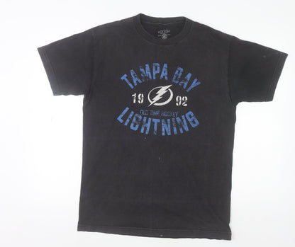 Mens UK Size M Old Time Hockey Black  T-Shirt