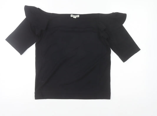 Womens UK Size 16 Whistles Black Basic Blouse