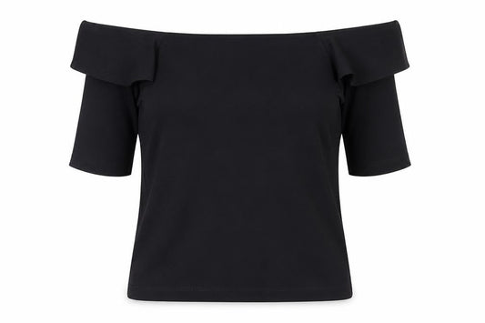 Womens UK Size 16 Whistles Black Basic Blouse