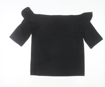 Womens UK Size 16 Whistles Black Basic Blouse