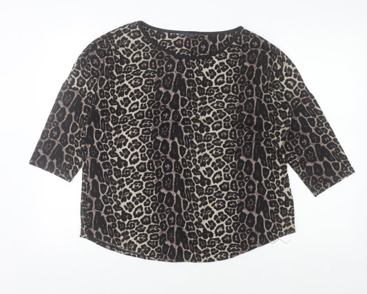Womens UK Size 14 Marks and Spencer Multicoloured Basic Blouse