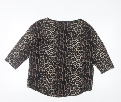 Womens UK Size 14 Marks and Spencer Multicoloured Basic Blouse