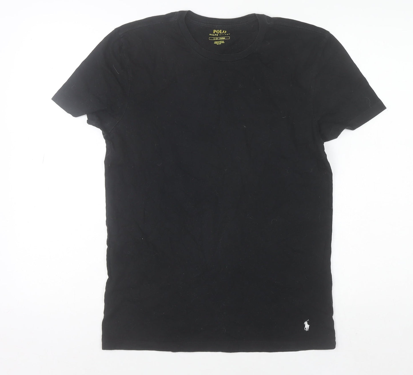 Mens UK Size S Polo Ralph Lauren Black  T-Shirt