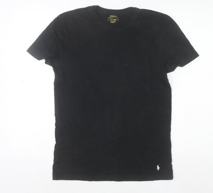 Mens UK Size S Polo Ralph Lauren Black  T-Shirt