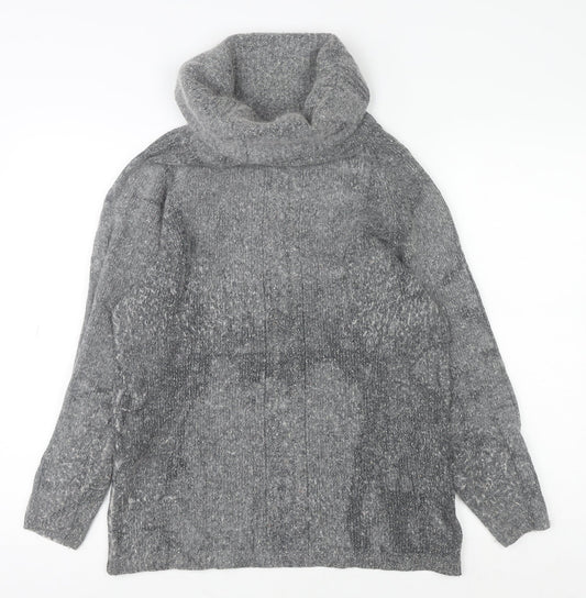 Womens UK Size 10 Expressions Grey Pullover Jumper