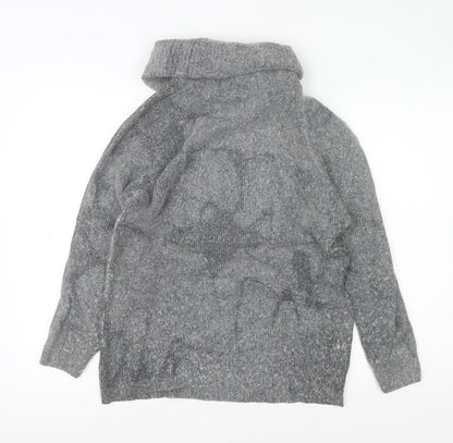 Womens UK Size 10 Expressions Grey Pullover Jumper